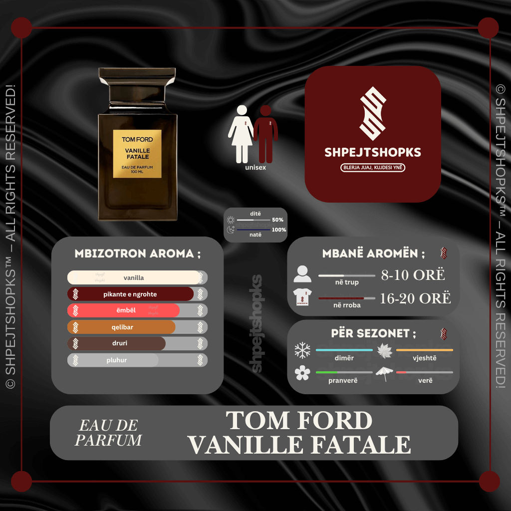 Tom Ford Vanille Fatale, Eau de Parfum, 50 ml