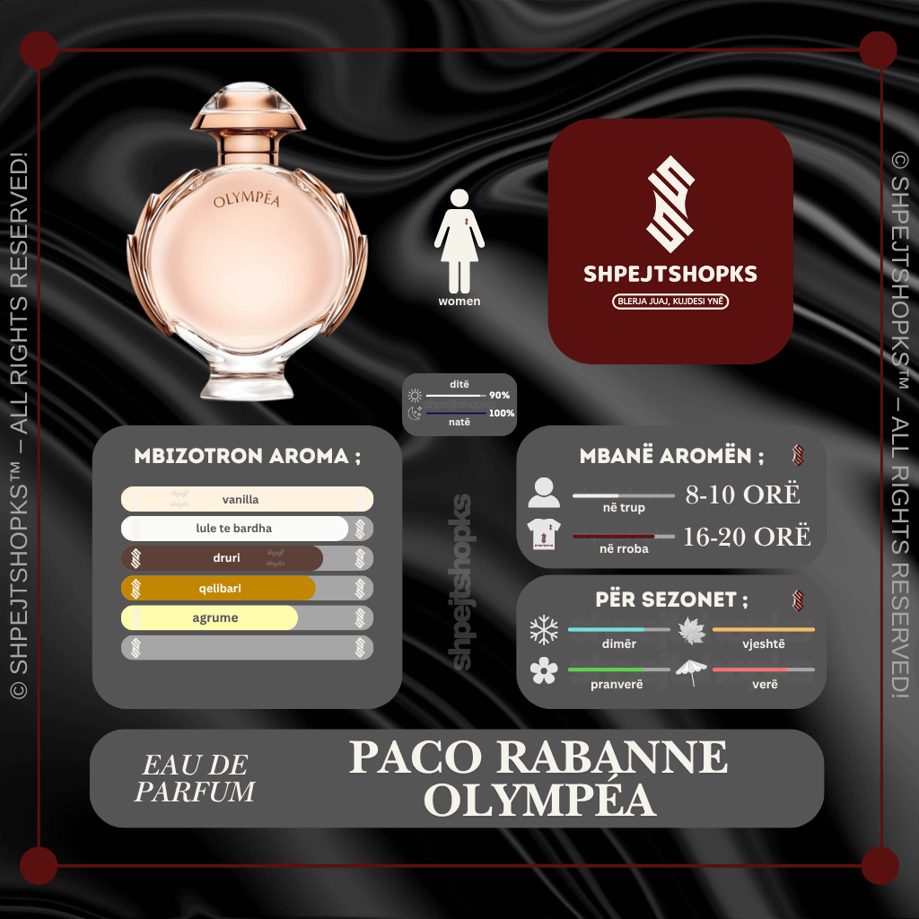 Paco Rabanne Olympea, Eau de Parfum, 80ml