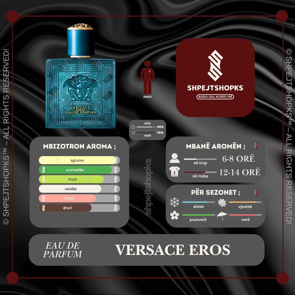 Versace Eros, Eau de Parfum, 100ml