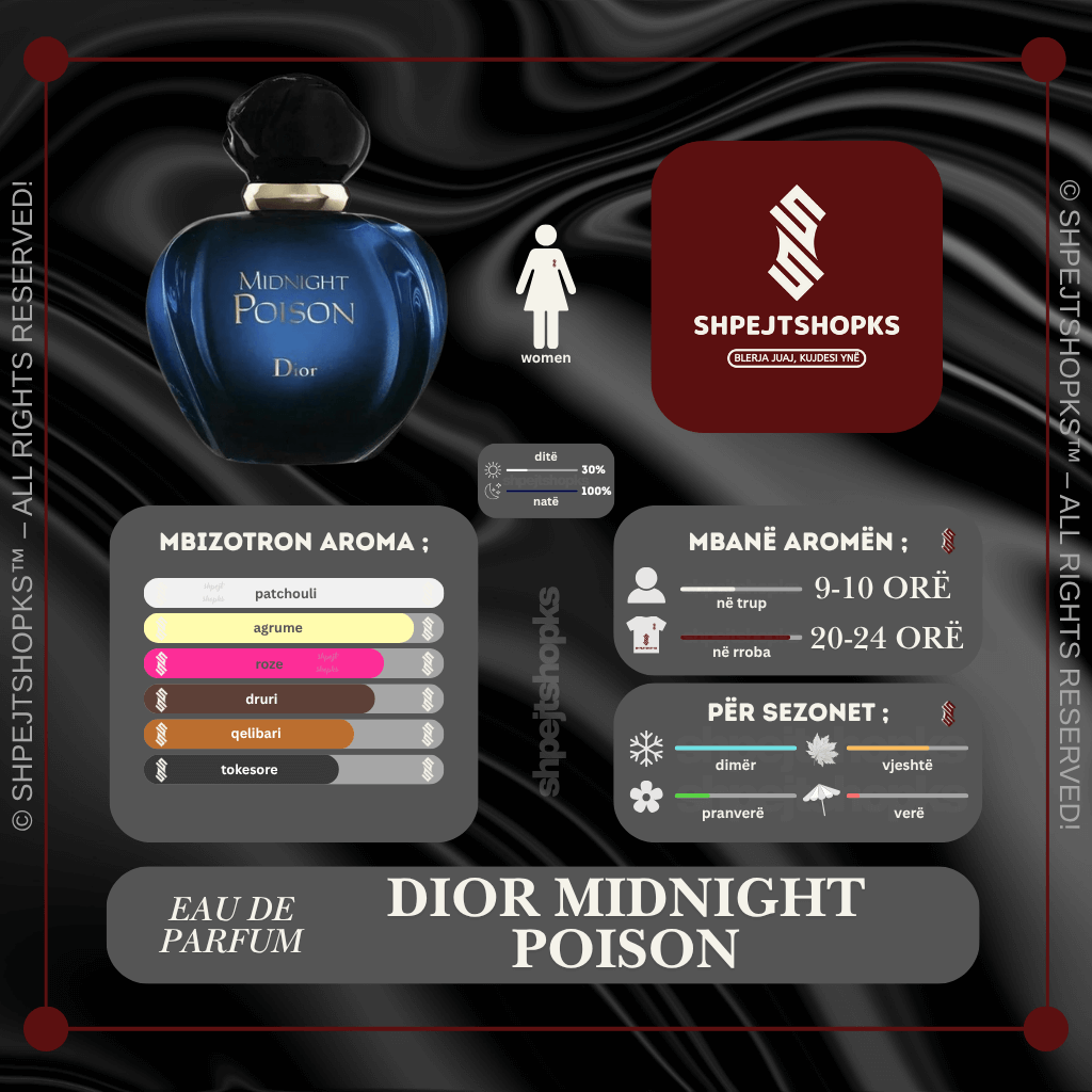 Dior Midnight Poison , Eau de Parfum, 100ml