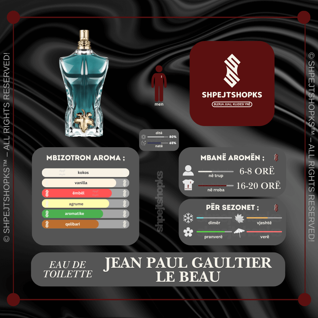 Jean Paul Gaultier Le Beau, Eau de Toilette, 125ml