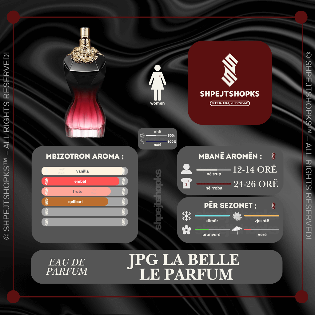 Jean Paul Gaultier La Belle Le Parfum, Eau de Parfum, 100ml
