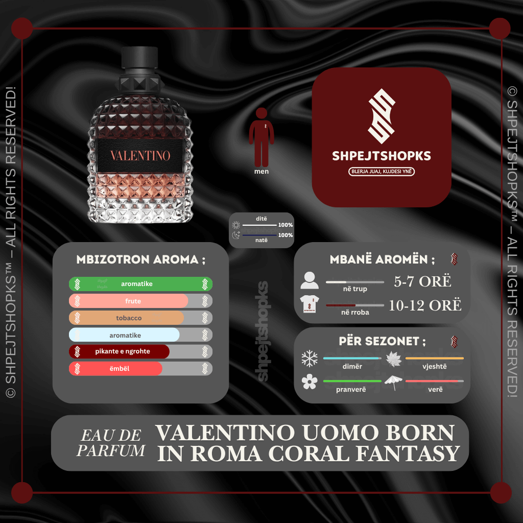 Valentino Uomo Born in Roma Coral Fantasy, Eau de Parfum, 100ml