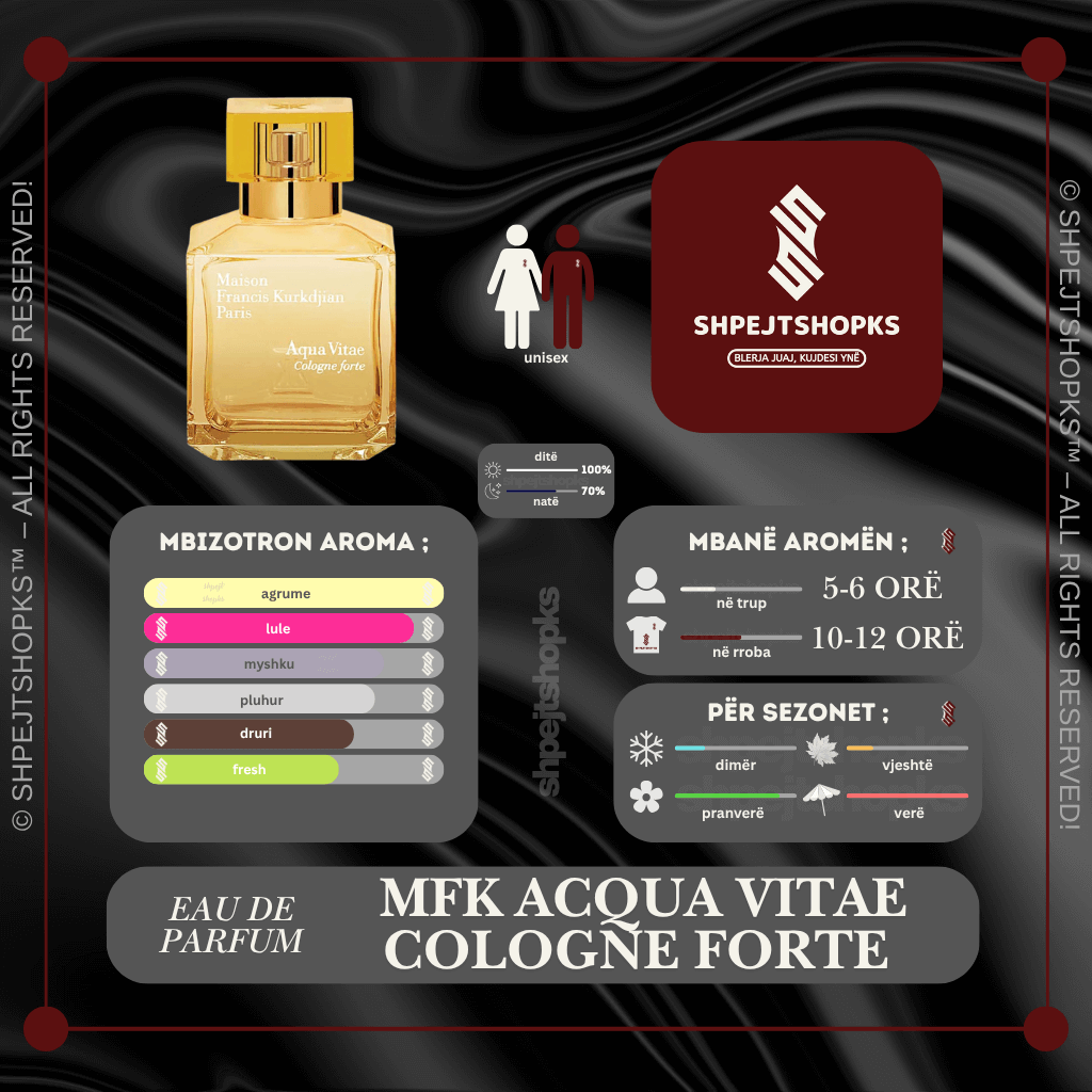 Maison Francis Kurkdjian Paris Acqua Vitae Cologne Forte, Eau de Parfum, 100ml