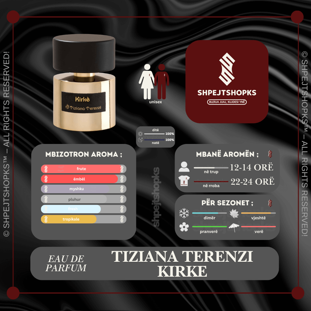 Tiziana Terenzi Kirke, Extrait de Parfum, 100ml