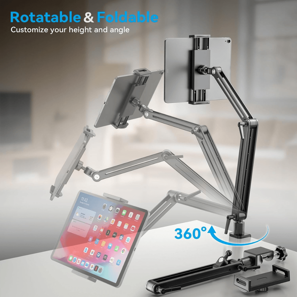 Mbajtëse e Rregullueshme për Tablet dhe Telefon 360 Shkall