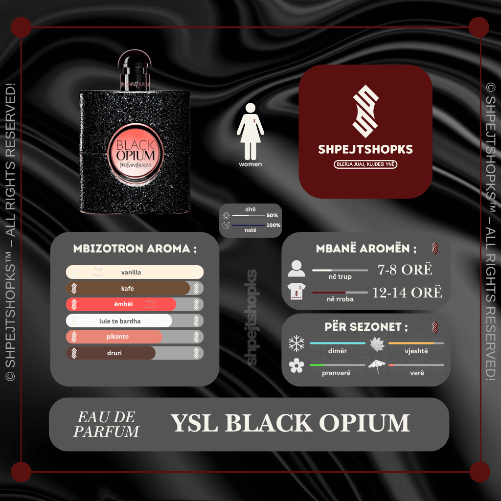 Yves Saint Laurent Black Opium, Eau de Parfum, 90ml