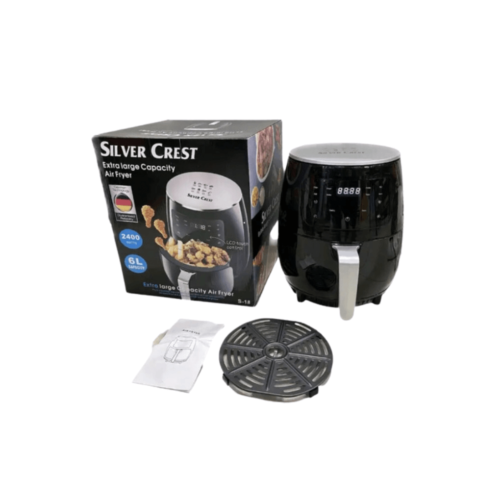 Air Fryer Silver Crest për Gatim pa Vaj me Qarkullim Ajri të Nxehtë