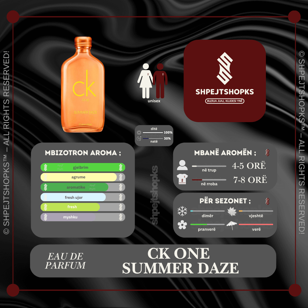 Calvin Klein One Summer Daze, Eau de Parfum, 100ml