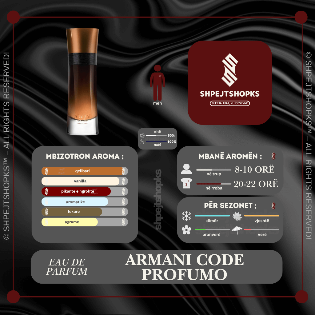 Giorgio Armani Armani Code Profumo, Eau de Parfum, 100ml