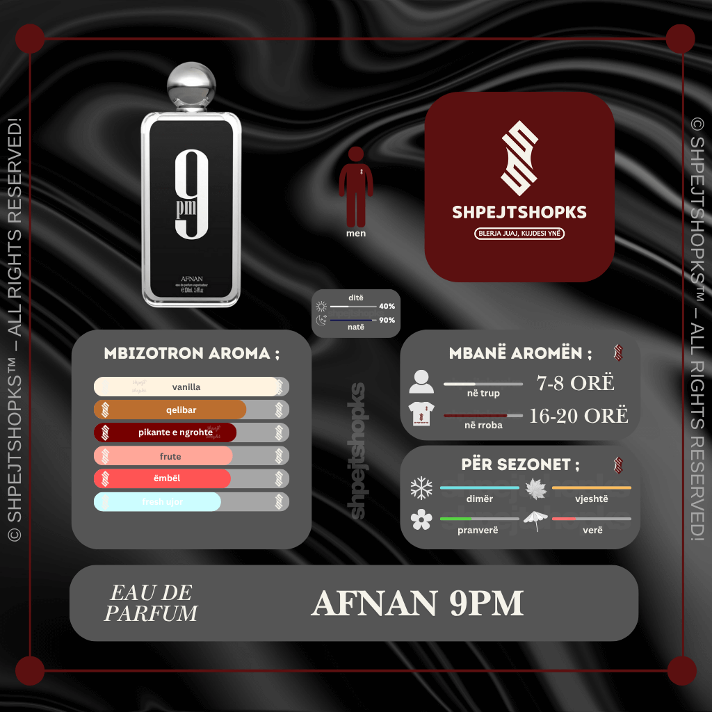 Afnan 9pm, Eau de Parfum, 100ml