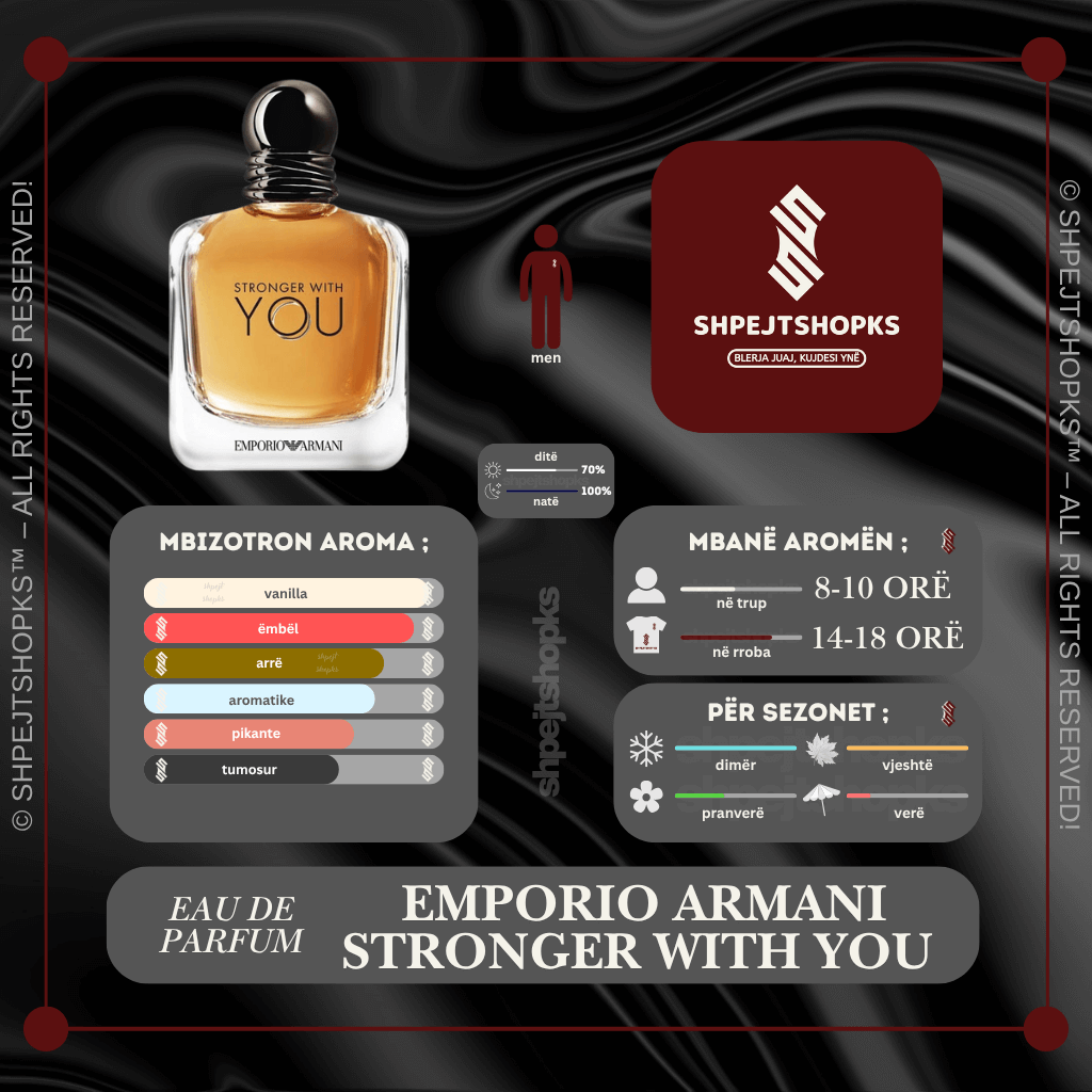 Emporio Armani Stronger with you, Eau de Parfum, 100ml