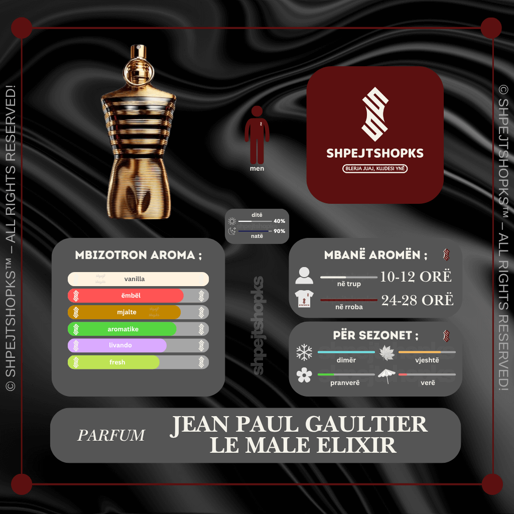 Jean Paul Gaultier Le Male Elixir, Parfum, 125ml
