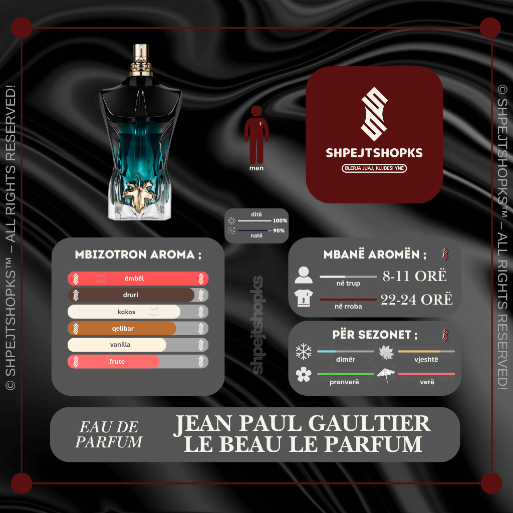 Jean Paul Gaultier Le Beau Le Parfum, Eau de Parfum, 125ml