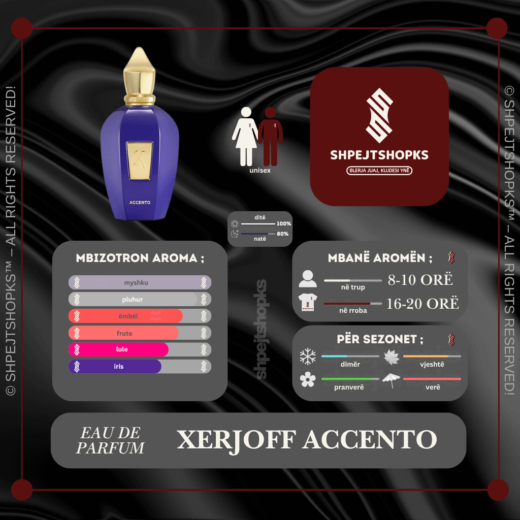 Xerjoff Accento, Eau de Parfum, 100ml