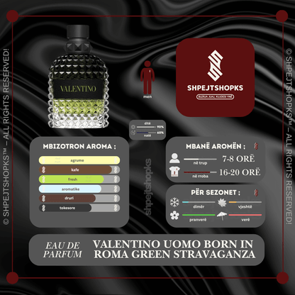 Valentino Uomo Born in Roma Green Stravaganza, Eau de Parfum, 100ml