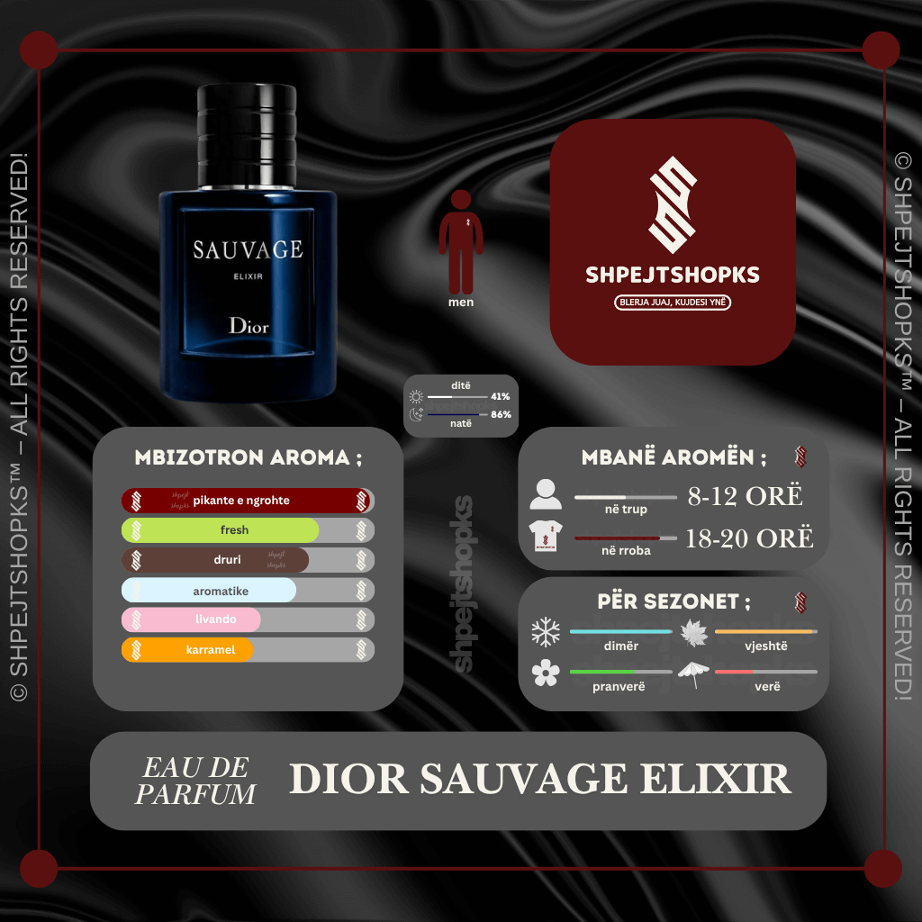 Dior Sauvage Elixir, Eau de Parfum, 100ml