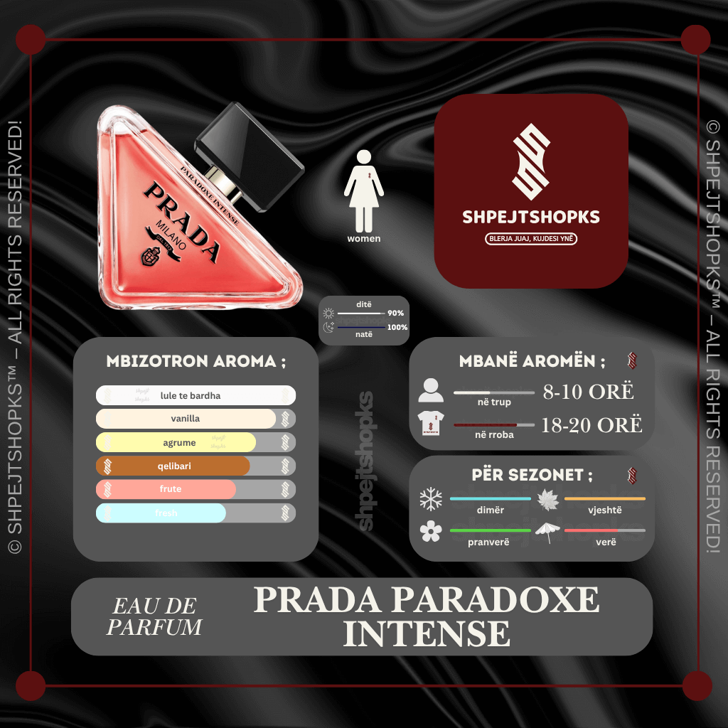 Prada Paradoxe Intense, Eau de Parfum, 90ml