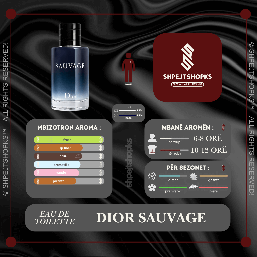 Dior Sauvage, Eau de Toilette, 100ml