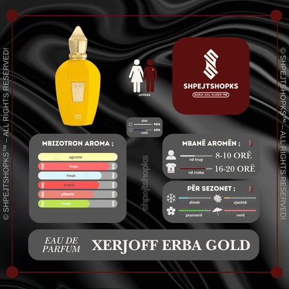 Xerjoff Erba Gold, Eau de Parfum, 100ml