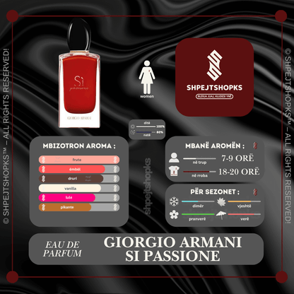 Giorgio Armani Si Passione, Eau de Parfum, 100ml
