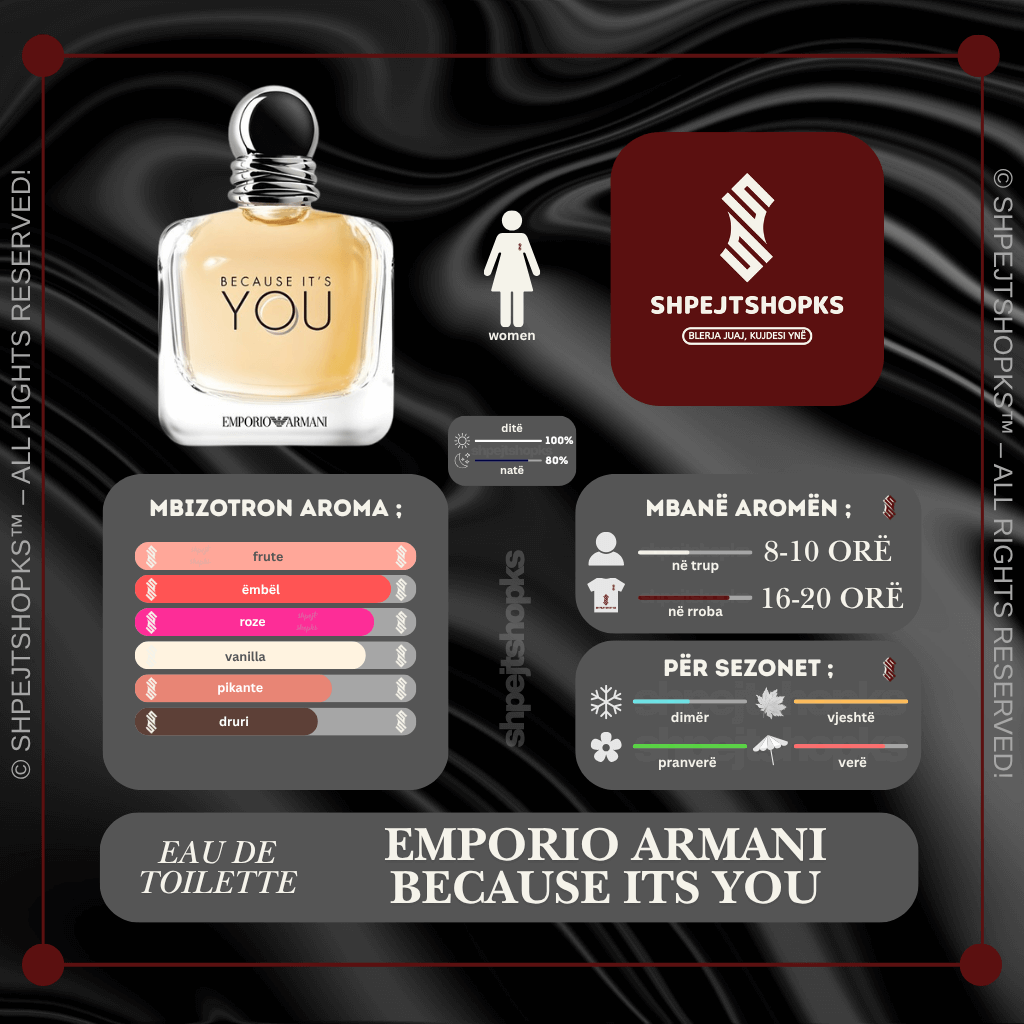 Giorgio Armani Because Its You, Eau de Toilette, 100ml