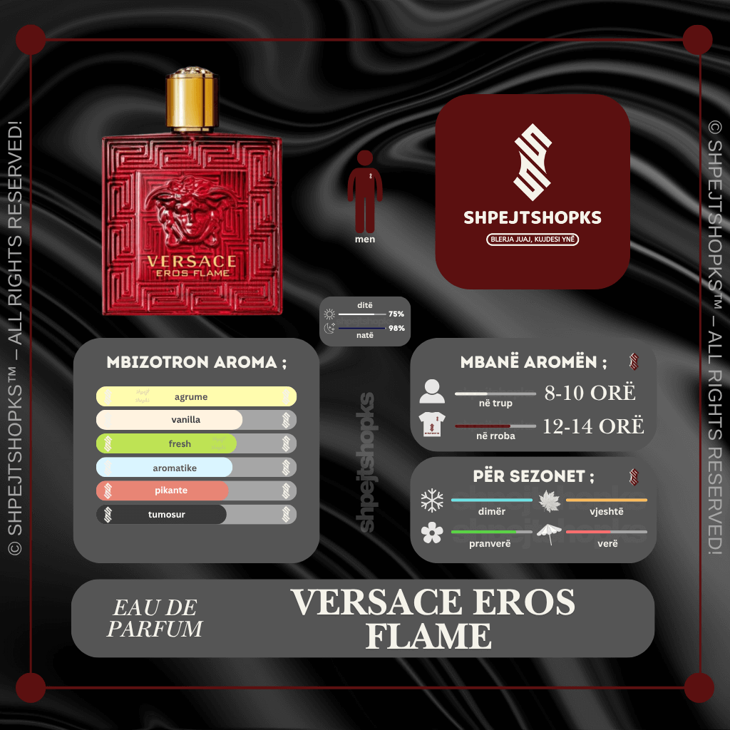 Versace Eros Flame, Eau de Parfum, 100ml