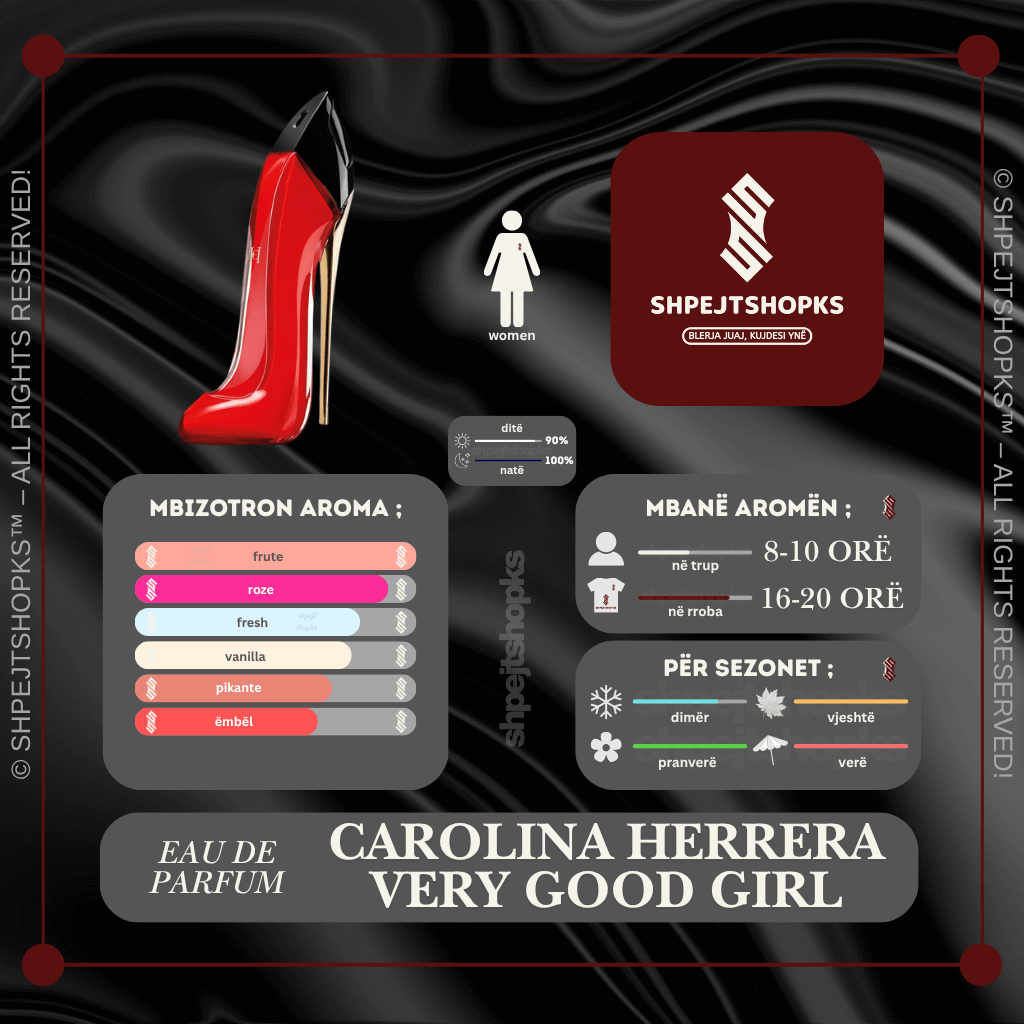 Carolina Herrera Very Good Girl, Eau de Parfum, 80ml