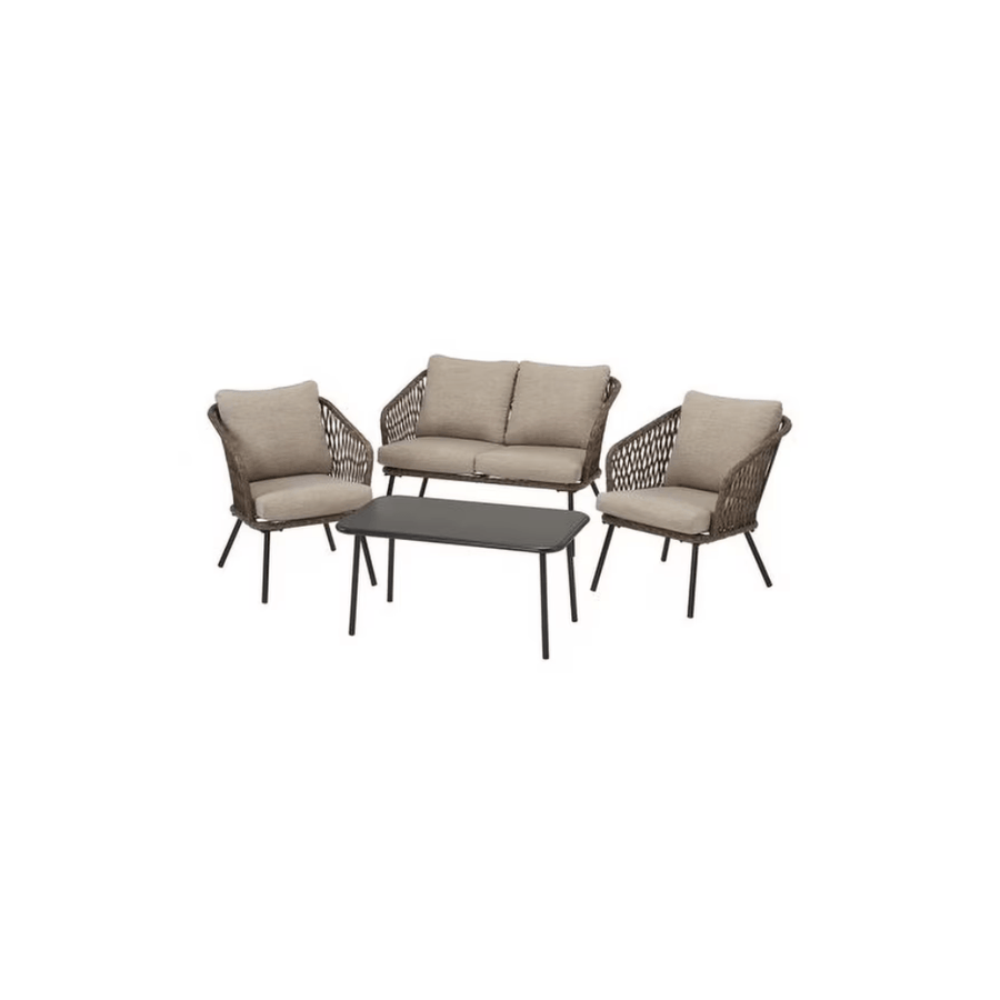 Set Mobiliesh për Oborr 4-pjesësh, Material për Gjitha Stinët