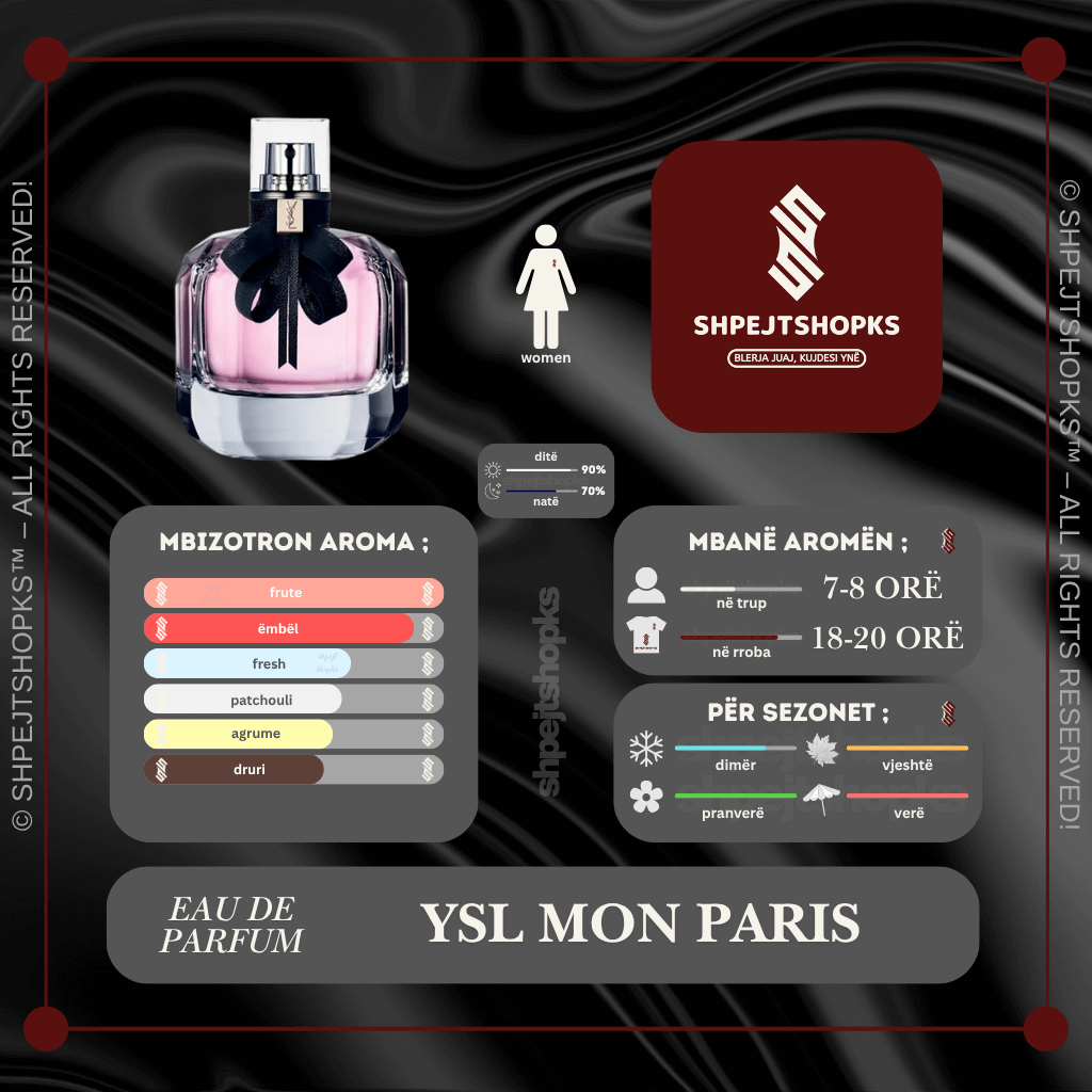 Yves Saint Laurent Mon Paris, Eau de Parfum, 90ml