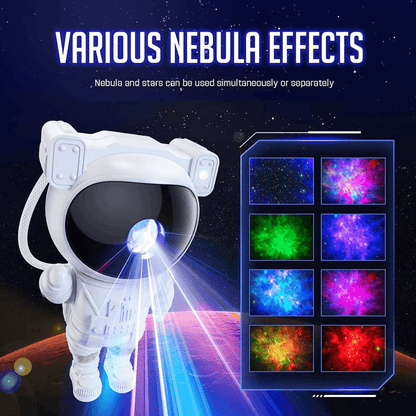 Projektor LED Galaktik Astronaut Sfour me Efekt Yjesh për Dhomë Gjumi