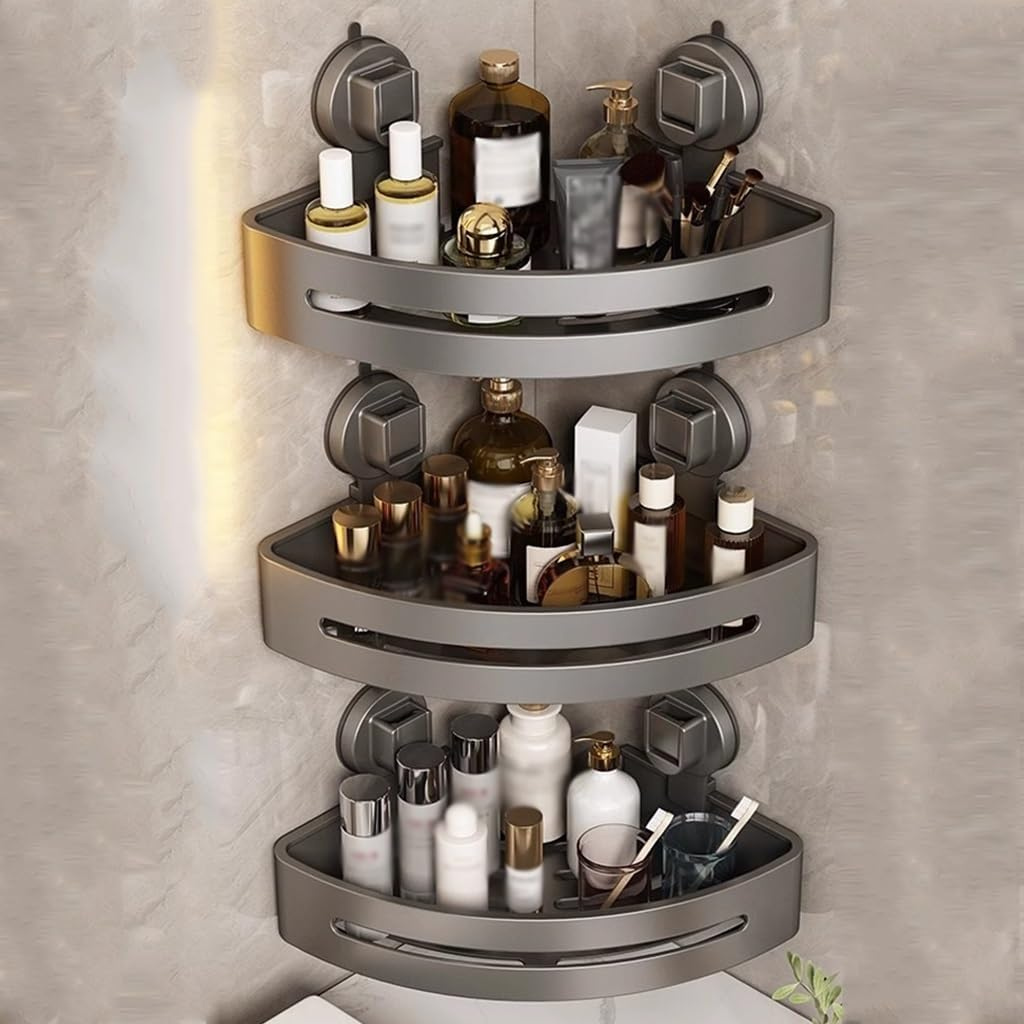 Mbajtëse Shampoo me Sistem Vakum dhe Montim pa Shpime