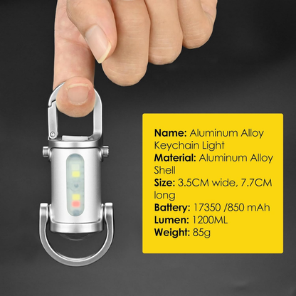 Mini Dritë LED për Çelësa me USB-C e Rikarikueshme