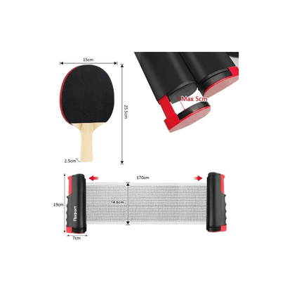 FBSPORT, Set PingPongu për Tavolinë 6 Topa