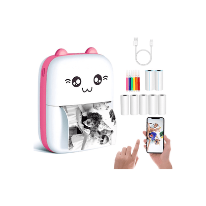 Mini Printer Portativ për Printim të Shpejtë Fotosh nga Telefoni