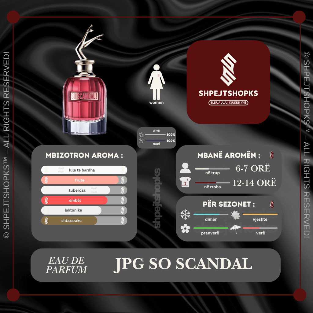 Jean Paul Gaultier So Scandal, Eau de Parfum, 80ml