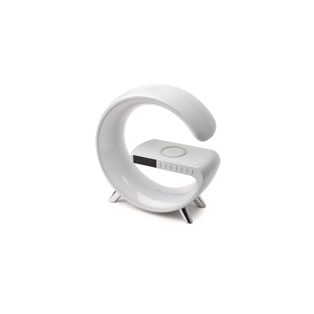 Lampë Bluetooth me Ndriçim LED dhe Karikim Wireless