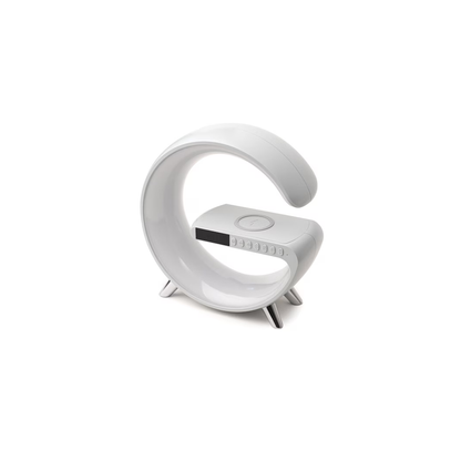 Lampë Bluetooth me Ndriçim LED dhe Karikim Wireless