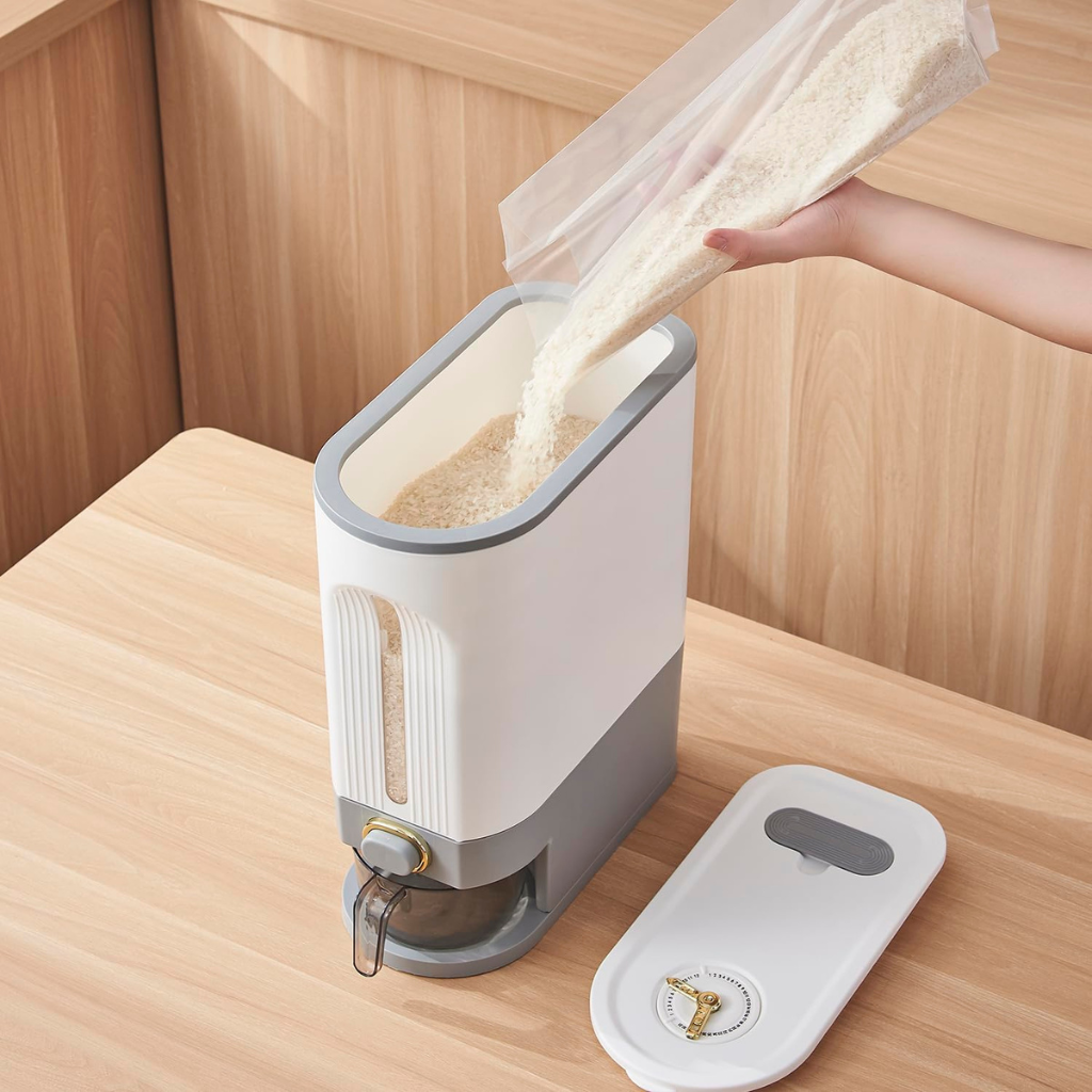 Dispenser për Oriz dhe Drithëra me Gotë Matëse
