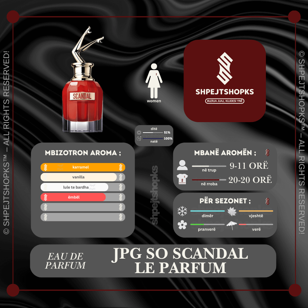 Jean Paul Gaultier Scandal Le Parfum, Eau de Parfum, 80ml