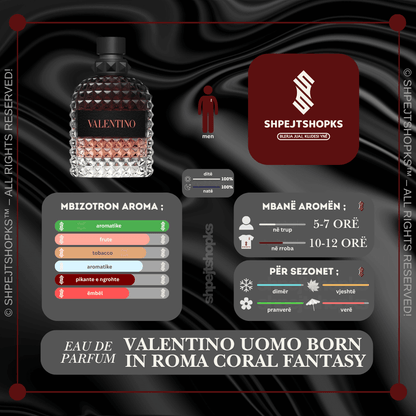Valentino Uomo Born in Roma Coral Fantasy, Eau de Parfum, 100ml