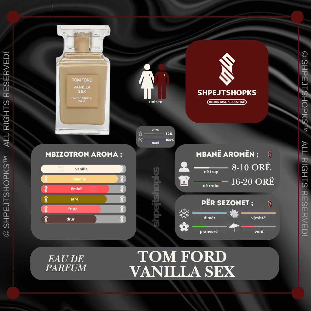 Tom Ford Vanilla Sex, Eau de Parfum, 50 ml