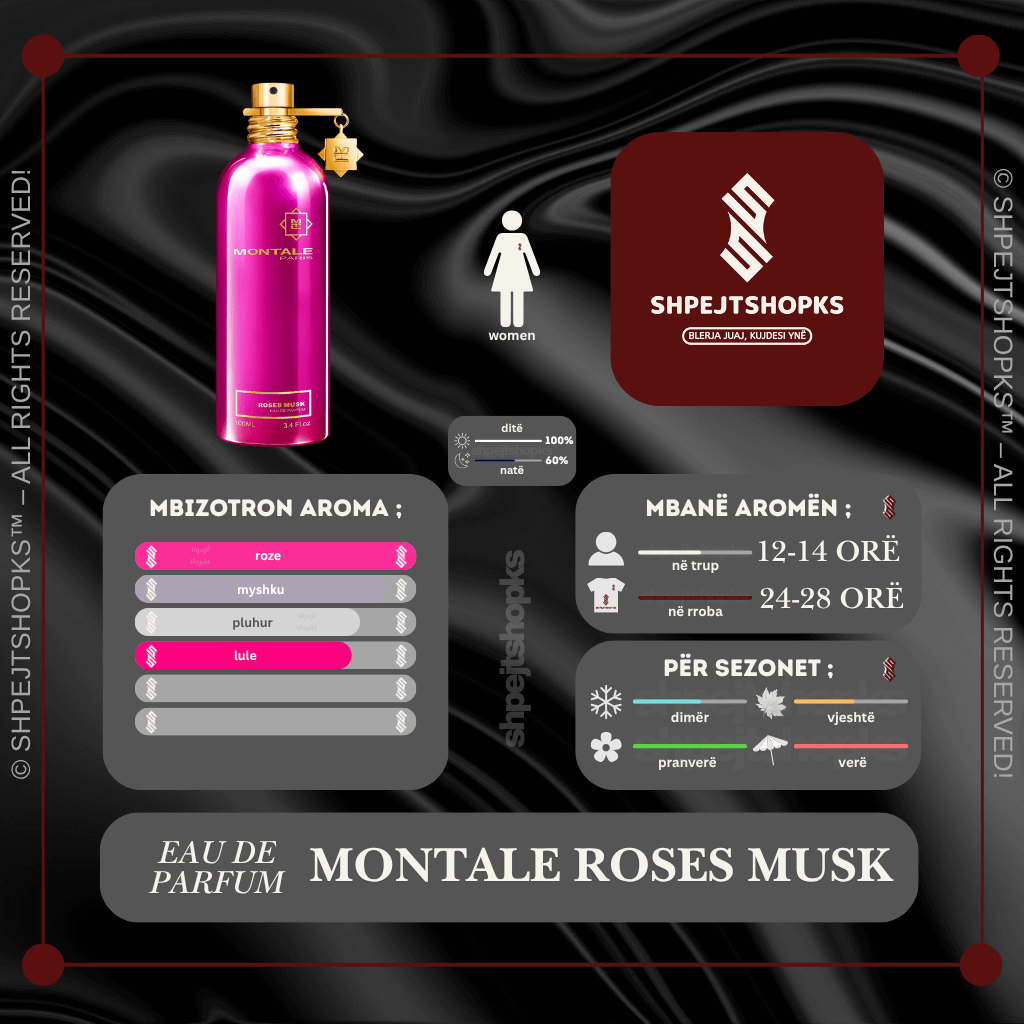 Montale Roses Musk, Eau de Parfum, 100ml