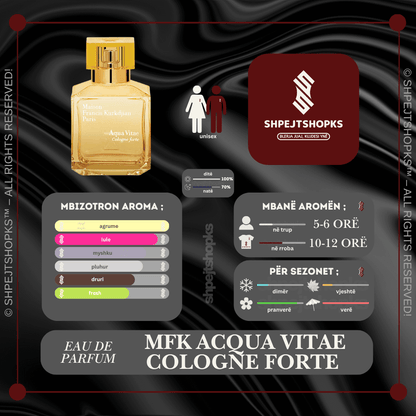 Maison Francis Kurkdjian Paris Acqua Vitae Cologne Forte, Eau de Parfum, 100ml