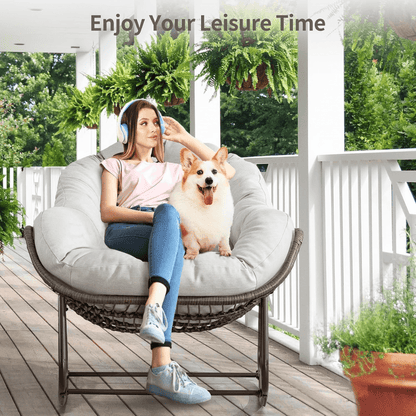 Karrige Lëkundëse Moderne me Jastëk për Ambiente të Ndryshme