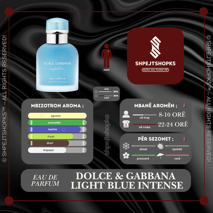 Dolce & Gabbana Light Blue Intense, Eau de Parfum, 100ml