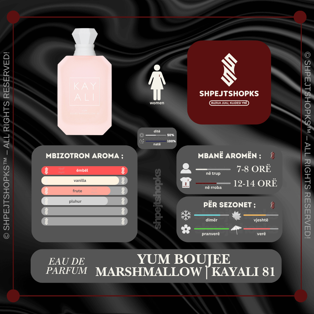 Kayali Yum Boujee Marshmallow 81, Eau de Parfum, 100ml