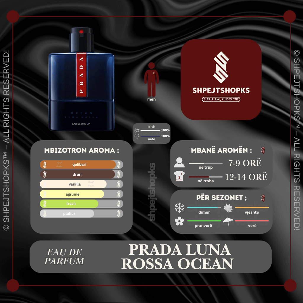 Prada Luna Rossa Ocean, Eau de Parfum, 100ml