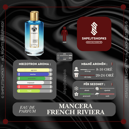 Mancera French Riviera, Eau de Parfum, 120ml