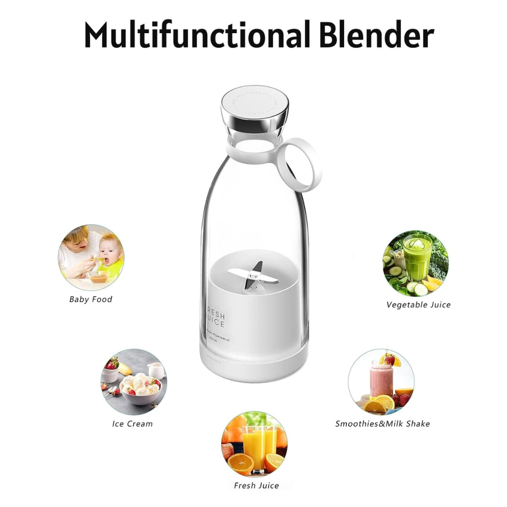 Mini Blender Elektrik për Smoothie dhe Pije të Freskëta